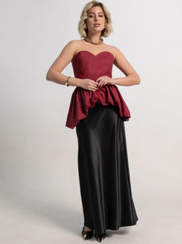 Корсет Эпатаж (вишневый) Б15216-53М - Lt collection фото 6