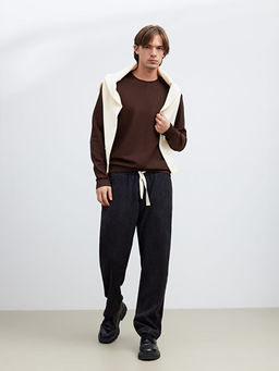 Bisiklet Yaka Erkek Triko Kazak