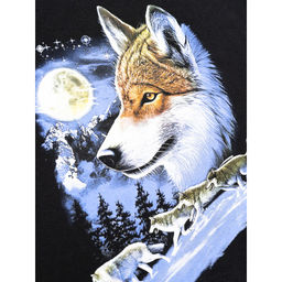 Футболка Волки Черный - Ronda фото 2