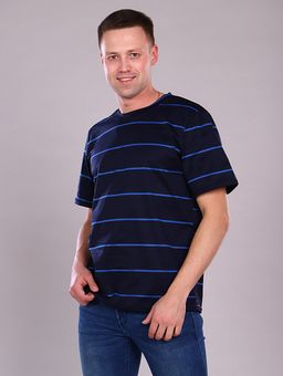 РАСПРОДАЖА Футболка муж. О-образный вырез М2/полоса