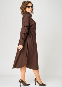 Платье EVA GRANT 7223 шоколад