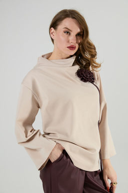 Джемпер NIKVA н923-7 капучино