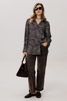 Рубашка ANELLI 1668 круги на воде фото 9