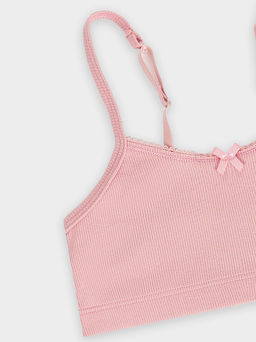 Топ для девочек розовый с бантиком - Mark formelle фото 3