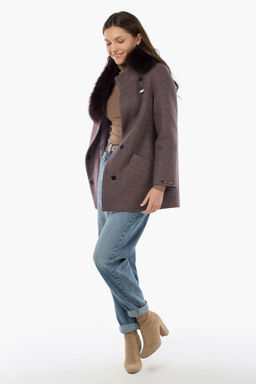 Мех натуральный (песец) Пальто утепленное Термофинн 100 г - El podio фото 2