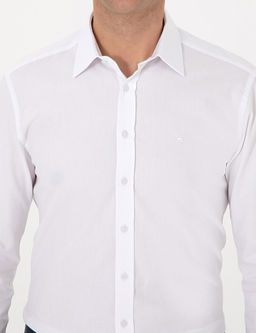 Beyaz Regular Fit Uzun Kollu G_mlek - Pierre cardin фото 6