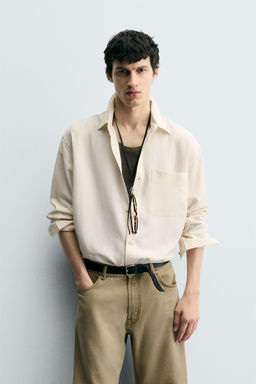 RELAXED FIT FLOWING SHIRT - Zara фото 2