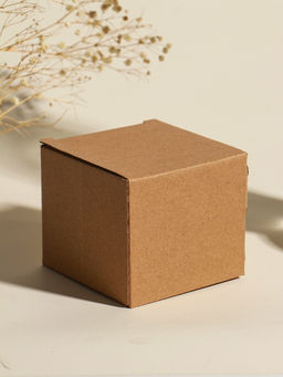 Свеча в вулканическом подсвечнике "Чаша" деревянный фитиль, персиковая 9,3х9,3х5,5 см