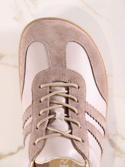 Босоногие кеды 184.natabr.Визон+капучино замша