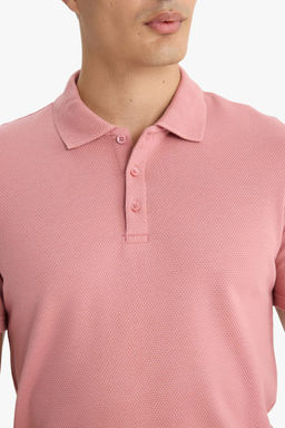 Slim Fit Bisiklet Yaka Basic Ti__rt - Defacto фото 5