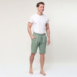 RODOS Шорты мужские М-252 Тёмный хаки  фото 9