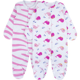 Комплект комбинезонов интерлок 2 шт 1335200302 - Youlala фото 6