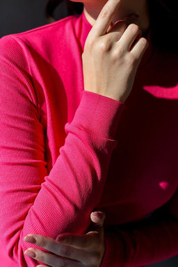 Водолазка кашкорсе рубчик Хлопок 95% лайкра 5%(стойка) - Оптима фото 19