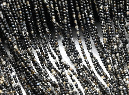 Бусины из агата глазкового шарик гр.2мм, 39см, 205 бусин Радуга камня