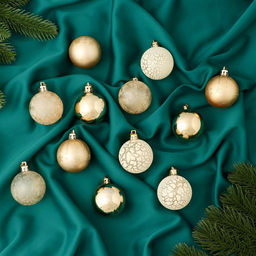 Ёлочные игрушки Морозный день, шары новогодние, набор 12 шт., d=5 см, МИКС