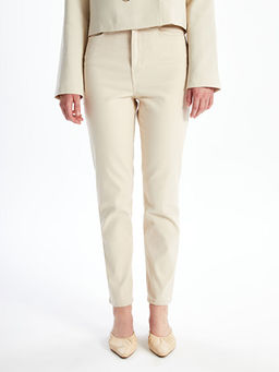 Slim Mom Kad?n Jean Pantolon