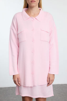 TRENDYOLMILLA Siyah Mini Triko Basic Elbise TWOAW25EL00051  фото 4