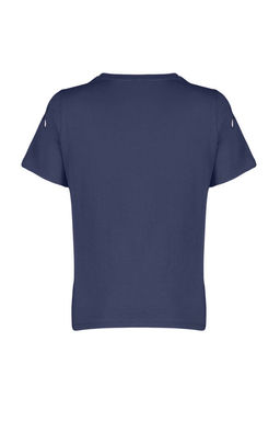 TRENDYOLMILLA Siyah Brode Nak?sl? Basic/Regular Kal?p Orme T-Shirt TWOSS24TS00069  фото 7