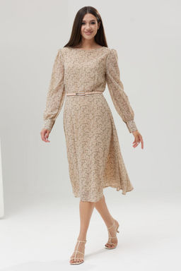 Платье Lars Style 811 бежевый