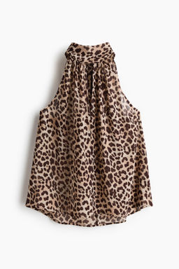 Top de gasa con cuello fular - H&m фото 2