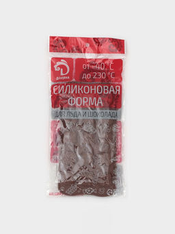 Форма для конфет и шоколада Доляна Креоль, силикон, 21?10.5?2.5 см, 15 ячеек, коричневая  фото 6