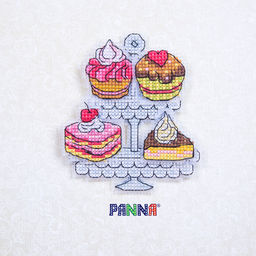 Набор для вышивания PANNA IG-1959 Магниты. Живи со вкусом 20 х 28 см