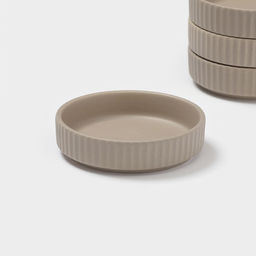 Соусники Magistro Jarwah Lausanne, 100 мл, 9.5×2.4 см, набор 4 шт., фарфор, бежевые