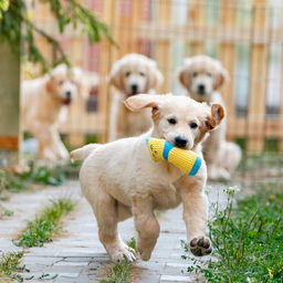 Игрушка мягкая с пищалкой Носок жёлтый, 16 см - Пижон фото 6