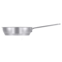 51795 WERNER Набор посуды CASINA из 4 пр. (ковш 14х7,5 см/1,2 л, кастрюля с крышкой 14х7,5 см/1,2 л, сковорода 16х4 см), с индукционным дном. Материал: нержавеющая сталь 18/10. Толщина стенок: 0,6 мм, толщина дна: 3,1 мм.