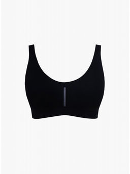 Бюстгальтер Indefini из полиамида черный  фото 7