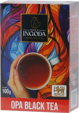 PRINCE OF INGODA. Черный чай OPA 100 гр. карт.упаковка
