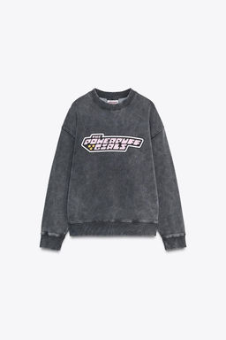 THE POWERPUFF GIRLS WASHED-EFFECT SWEATSHIRT - Zara фото 4