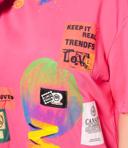 Футболка #КТ8290, фуксия - Dommod фото 5