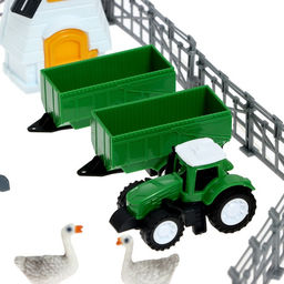 Игровой набор «Ферма», парковка для машин, амбар, вольеры, транспорт, животные