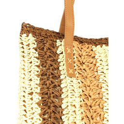 Сумка пляжная текстиль SNX-037, 1отд, беж/коричн 265628 - Adelia фото 4