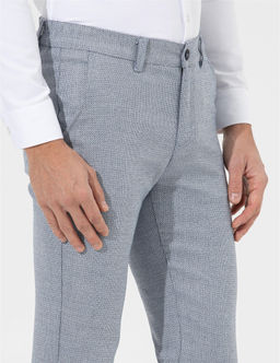 Lacivert Slim Fit Beli Lastikli Kanvas Pantolon - Pierre cardin фото 2