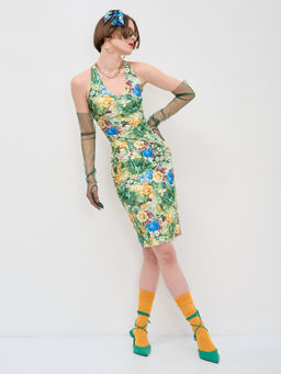 Платье с принтом масло OD-632-2