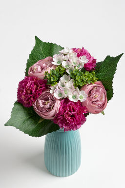 Букет декоративный Пион с гвоздикой (SF-3624) в ассортименте - Больше подарков фото 2