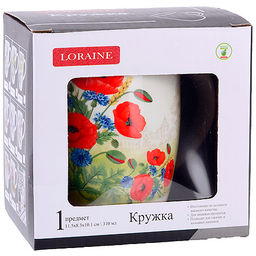 60270 Кружка 310мл Цветущие Маки доломит LR (х60) - Mayer&boch фото 4