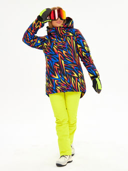 Женская горнолыжная сноубордическая куртка Alpha Endless Ultra Chaleur SNB 423/316_1 Разноцветный  фото 32