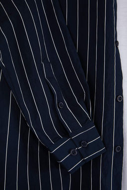 Lacivert Cizgili Regular Erkek Gomlek TMNSS26GO00014