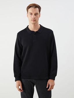 Polo Yaka Erkek Triko Kazak