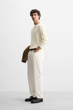 RIBBED TEXTURED T-SHIRT - Zara фото 4