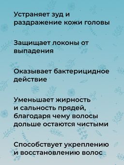 Шампунь "Против перхоти и выпадения волос" с цинком и маслом ним SIBERINA