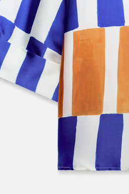 CAMISA OVERSIZE RAYAS / Multicolor - Zara фото 9