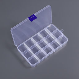 Цена за 2 шт. Органайзер для мелочей, с подвесом, 17.5×10×2 см, прозрачный