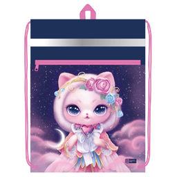 Мешок для сменной обуви Феникс+, арт.66186/ 24 КОШКА-ПРИНЦЕССА (36х48 см, полиэстер, сублимационная