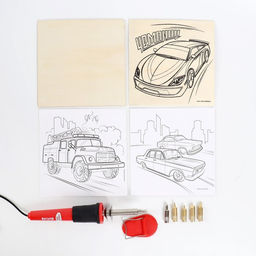 Выжигание и роспись по дереву «Чемпион», набор для творчества