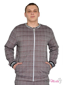 Бомбер Модель №1828 размеры 44-84 - Plusmoda фото 2