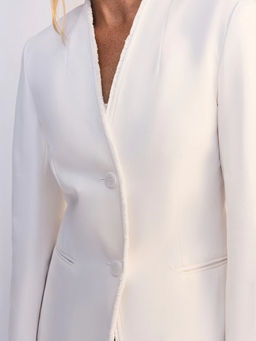 Приталенный жакет из хлопка / Zarina  фото 5